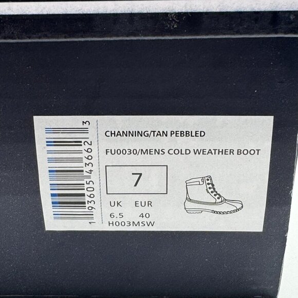 Nautica Channing Duck Boots Brown Waterproof Rubber Sole Insulated Lace-Up 7 M - Picture 10 of 11